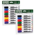 Dixon Ticonderoga Dry Erase Markers Wedge Tip, 8 Colors Per Set, 2 Sets Per Pack, PK16, 16PK 92180